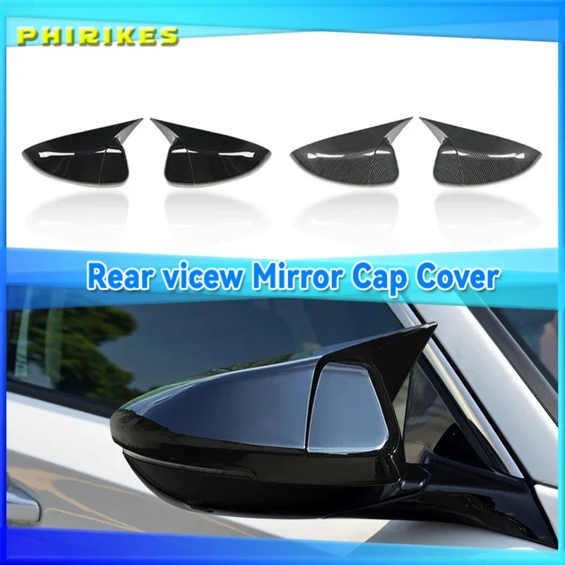 

Carbon Fiber ABS Auto Rearview Side Mirrors Cap Cover Decorative Trim For Honda Accord 2018 2019 2020 Deluxe Version
