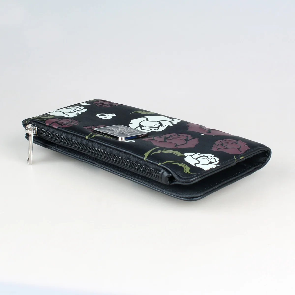 Disney the Nightmare before Christmas Embossed Rose Gold Wallet Jack & Sally Card Holder ID Window Coin Purse