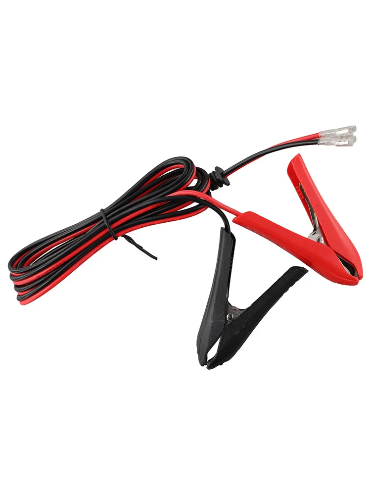 12V 1.8m 18AWG Crimp Lock Terminal Extension Car Battery To For Alligator Clips Cable For Car Boat Battery Charging Accessories