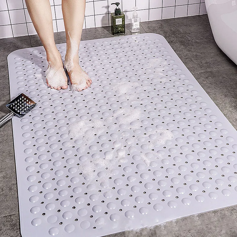 

Healthy large bathroom mat, safety and anti slip suction cup, bathroom shower mat, foot massage, PVC anti slip mat