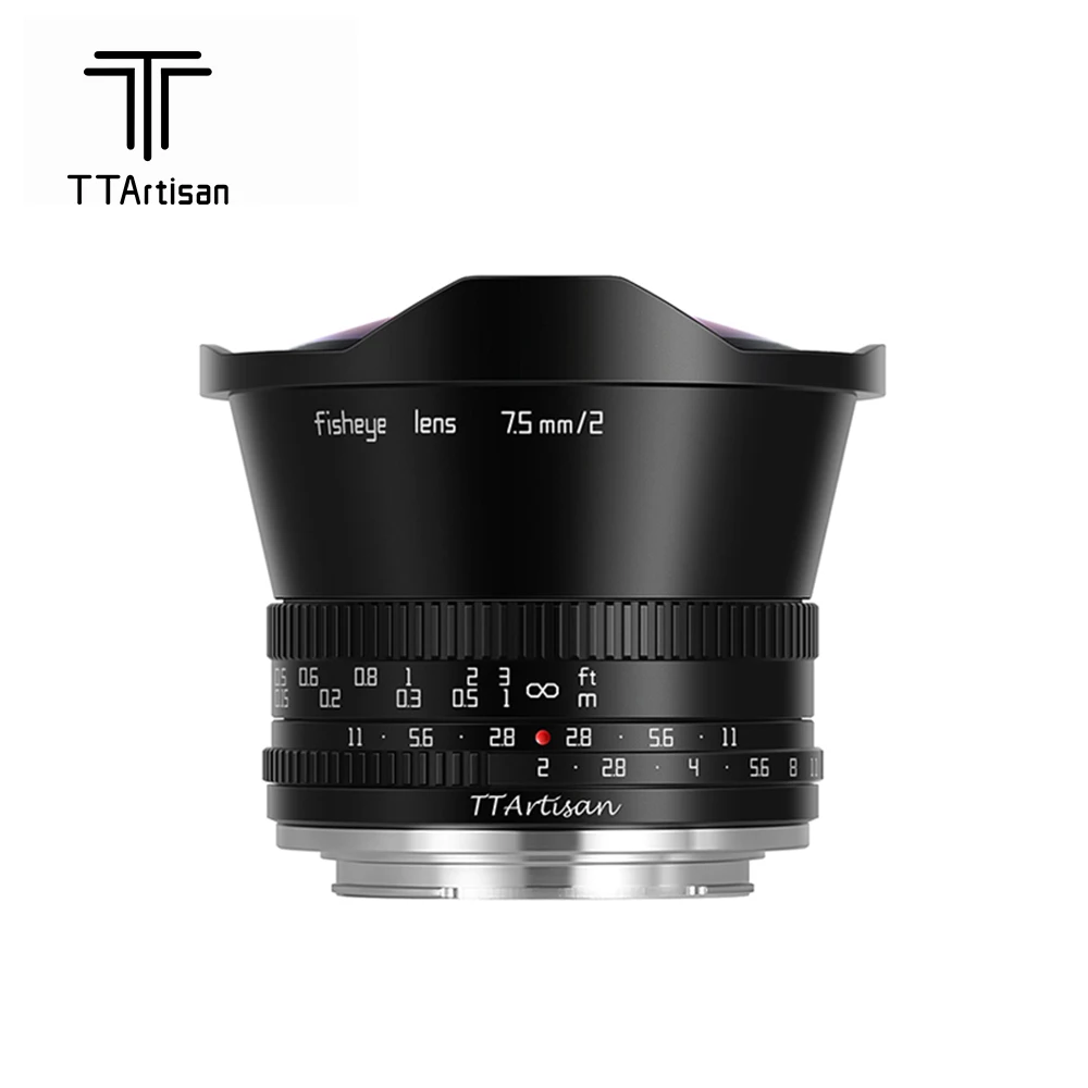

TTartisan 7.5mm F2.0 APS-C Fisheye Wide-Angle Lens for Sony E/Fuji X/Canon M/Leica L/M43/Canon R/Nikon Z Mount Cameras