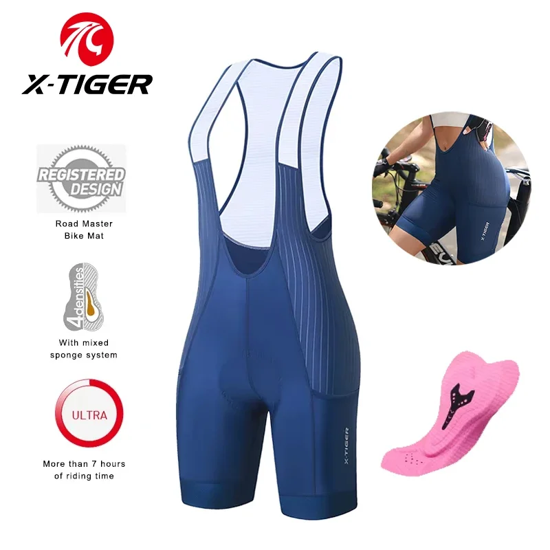 Cycling bib shorts Cycling shorts Women's Pro Cycling Racing Shorts Breathable Comfort Mesh Cushioned Outdoor Mountain Road