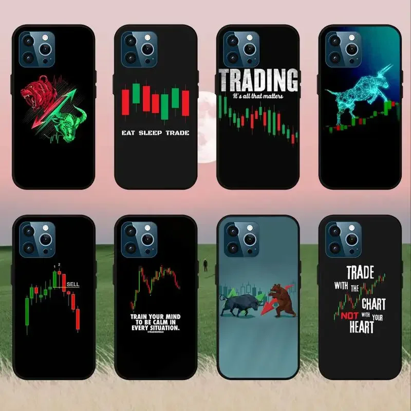 Day Trading Day Trader Custodia Per Telefono Per Iphone 7 8 Plus 11 12 Mini 13 14 Pro Max X Se Xr Xs