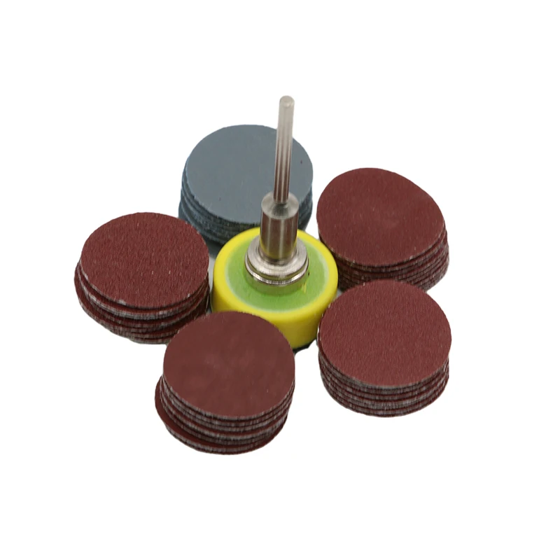 100Pcs 1inch 25mm Sanding Discs Pad 100-3000 Grit Abrasive Polishing Pad Kit for Dremel Rotary Tool Sandpapers Accessories