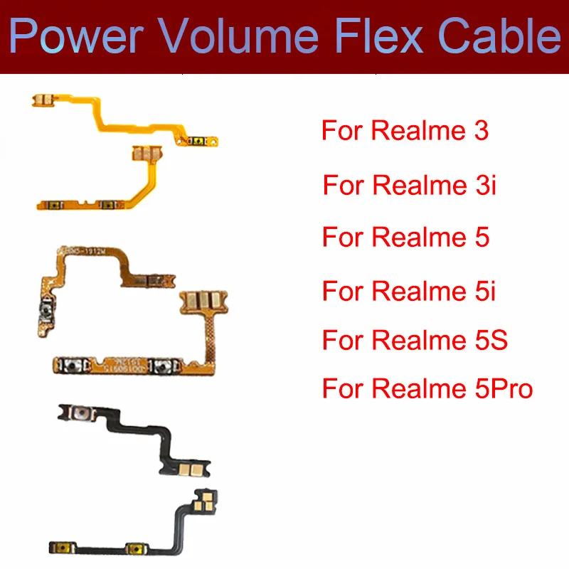 Bouton Power On/off Pour OPPO Realme 5, 5i, C3 – Référence RMX1911 – Neuf, Origine France