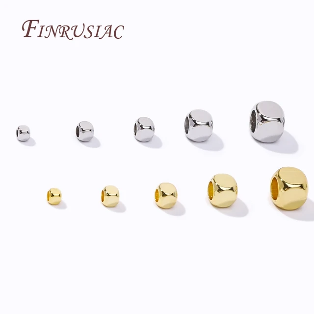 1000 Perline A Tubo In Argento E Oro - Perline Per Bracciali E Gioielli Fai Da Te