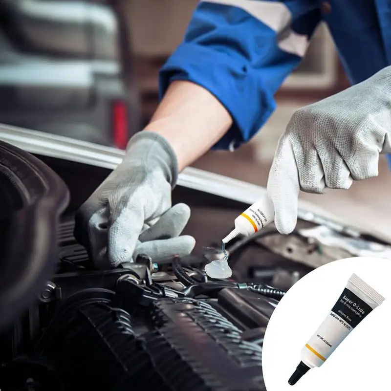 Silicone Grease Lubricant Silicone Grease Grease Lubricant Silicone Grease Waterproof Food Grade Sanitary Lubricant 10g O-rings Tube Plumbers