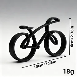 Elegant 3D Printed Cycling Sculpture for Desk Decor and Home Office Gift (1PC)