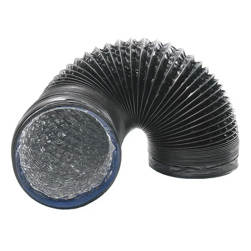 1.5-3M Exhaust Tube Flexible Aluminium Ducting Hose for Inline Ducted Fan Greenhouse Hydroponics Exhaust Outlet Pipe Hardware