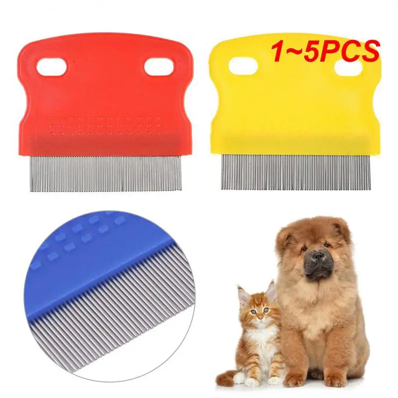 

Stainless Steel Pet Grooming Hair Comb Long Thick Hair Fur Removal Flea And Lice Brush Pets Combs For Dog Cat Rabbit