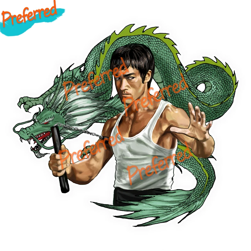 

Высококачественные наклейки внешние аксессуары Брюс Ли автомобильные наклейки смешные автомобильные наклейки стильные съемные наклейки