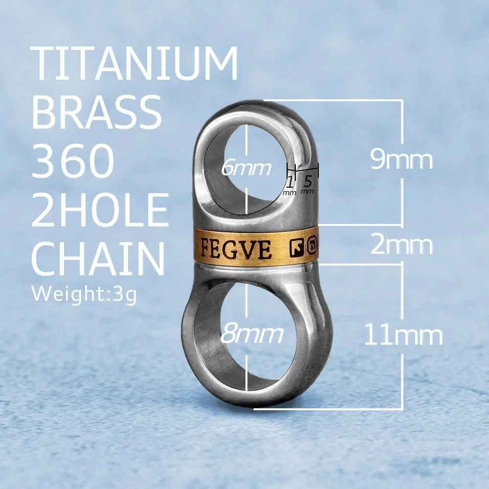 Luxury Titanium Horseshoe Buckle Keychain - Lightweight Baked Color Key Ring Holder, Premium Gift