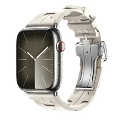 Klim Loop Strap for Apple Watch - Stylish and Adjustable Bracelet Replacement Band (SL Starlight)