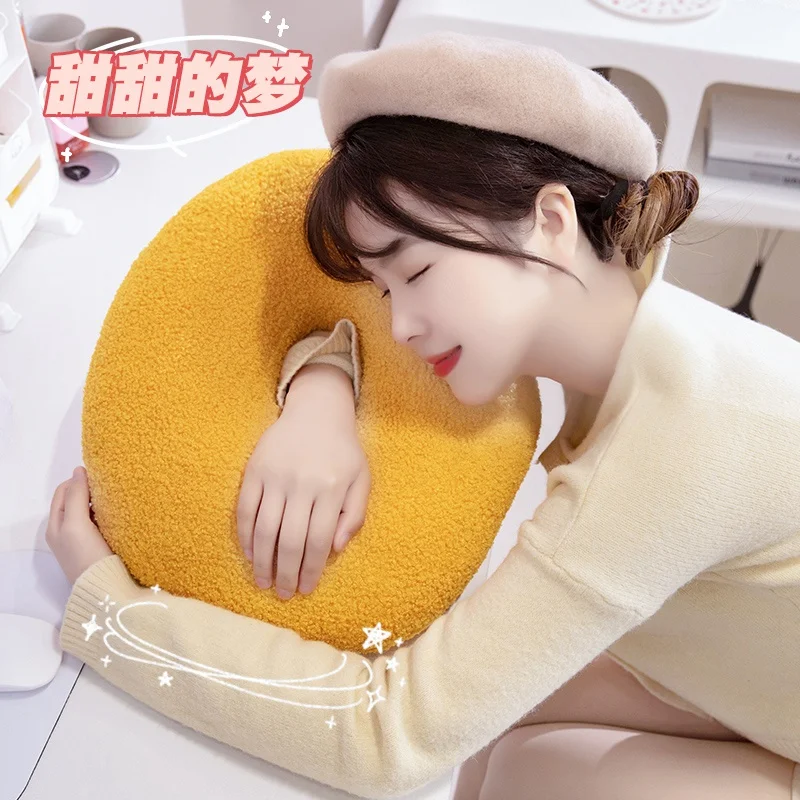 Soft Plush Cloud Flower Cashew Nut Donut Ball Pillow Back Support Plushie Sofa Chair Bed Home Decor Plushie Ladies Gift 3