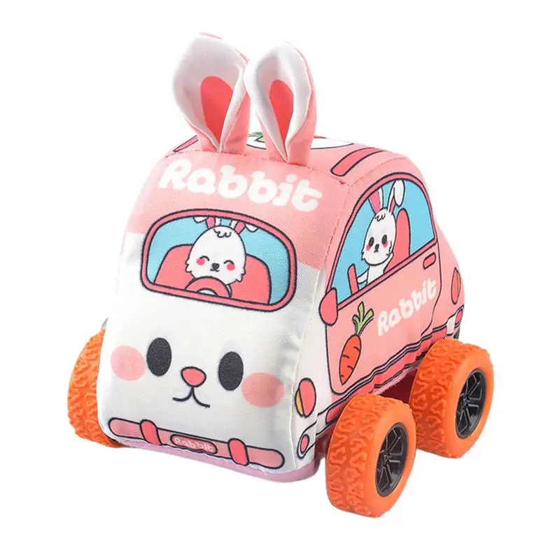 

Pull Back Cars Cartoon Mini Vehicle Toys Friction Power Soft Vehicles Pull Back Cars For Toddler Kids Age 1-3 Girls Boys