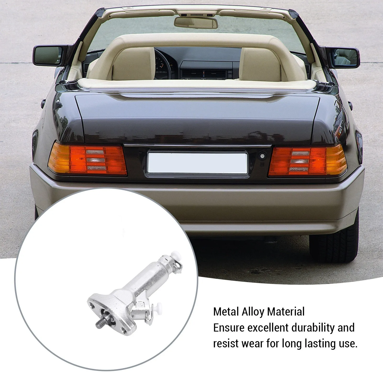 Hydraulic Convertible Top Cylinder 1298001672 Metal Alloy Enhanced Performance Replacement for 300CE 300SL 500SL CLK320