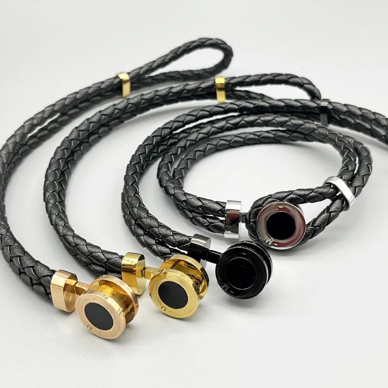 LJ2 4 Colors Luxury MB Urban Spirit Serie Bracelet Stainless Steel Lanyard Buckle Special Edition With Dust Bag