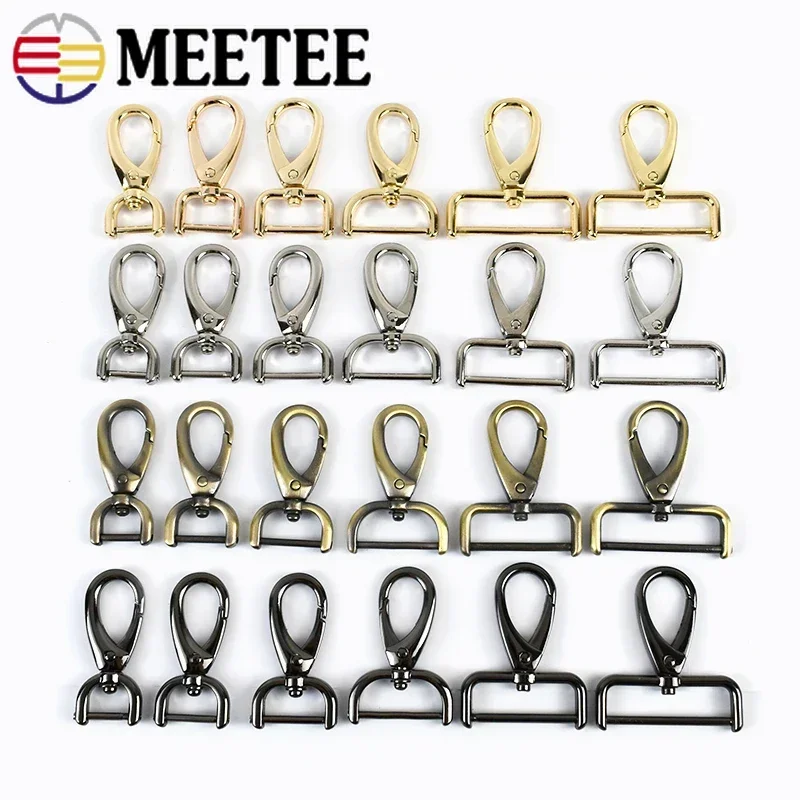 Lobster Clasp Fasteners 20pcs Zinc Alloy Swivel Trigger Rings