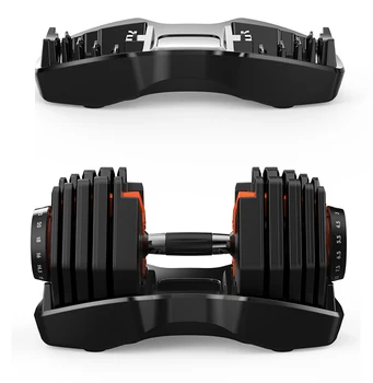 Dropshipping EU Warehouse Stock 2PCS Dumbbells Set Adjustable 20kg 24KG 32KG 40kg Weight 4