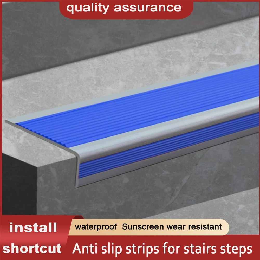 Anti-Slip Strip PVC Stairs Edge Protecter Anti-collision L-shaped Ladder For Home Kindergarten Stairs