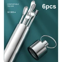 Various Ear Wax Remover Ear Cleaning Kit Ear Pick Earpick Ear Cleaner Spoon Care Ear Clean Tool for Baby Adults Ear Care Set 2