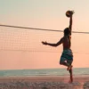 1 set 1 Set Beach Volleyball Net Standard Training Mesh For Outdoor Sports Durable Portable Net For Backyard Wedding Party Use 6