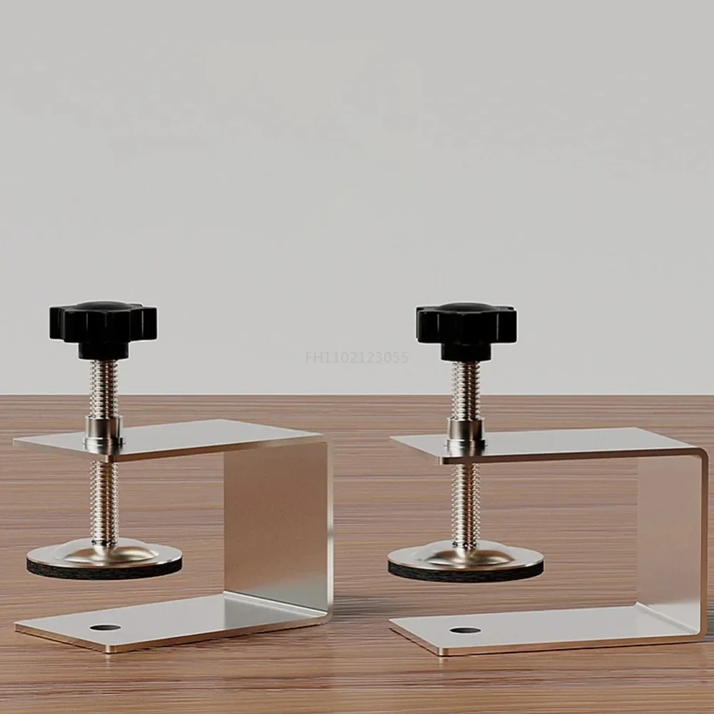 2Pcs Drawer Panel Clips Cabinet Tool Home Furniture Accessories Steel Drawer Front Installation Clamps Hardware Woodworking Jig