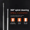 6Pcs/set Ear Cleaner Ear Wax Pickers Stainless Steel Earpick Wax Remover Piercing Kit Earwax Curette Spoon Care Ear Clean Tools 6