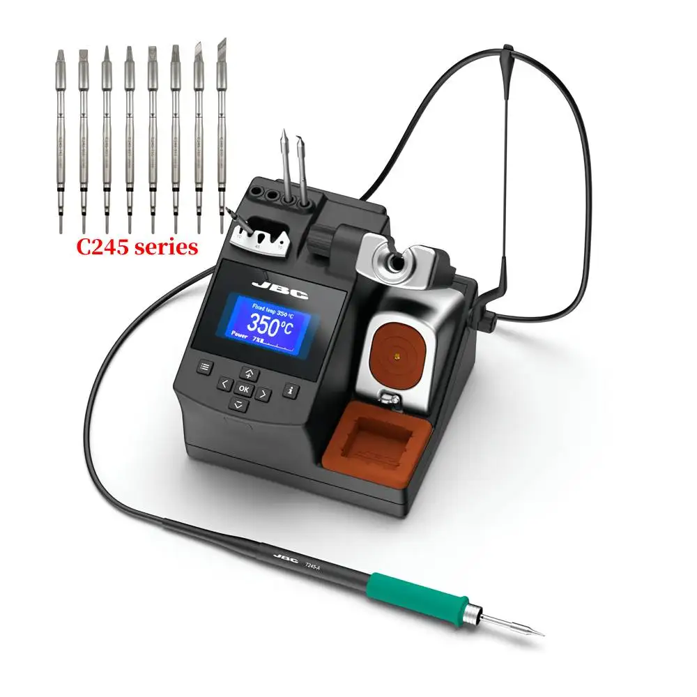 

New Product JBC C245 Series Soldering Tips And CD-2BHQF Thermostat Precision Integrated Repair Welding Soldering Iron Station