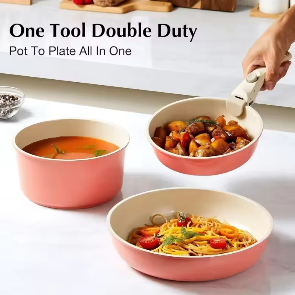 Universal Pot Handle Removable Handle Suitable for All Cookware Grip Anti-hot Pot Gripper Removable Pot Handle Replacement