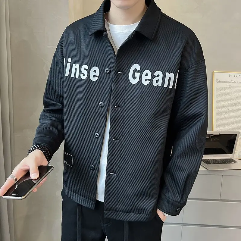 Autumn KPOP Fashion Style Harajuku Slim Fit Tops Loose Casual All Match Outerwear Square Neck Korean Style Long Sleeve Jacket