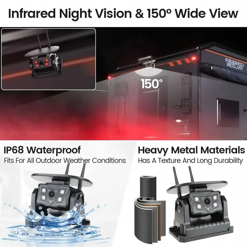 Night vision reverse camera