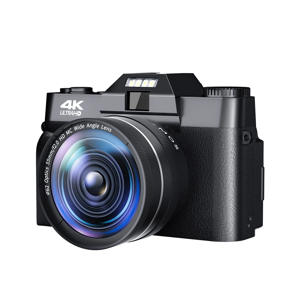 

Wide Angle Lens 48MP Digital Camera Photography Vlogging Camcorder For YouTube Live Streaming Webcam 4K 16X Digital Zoom Selfie