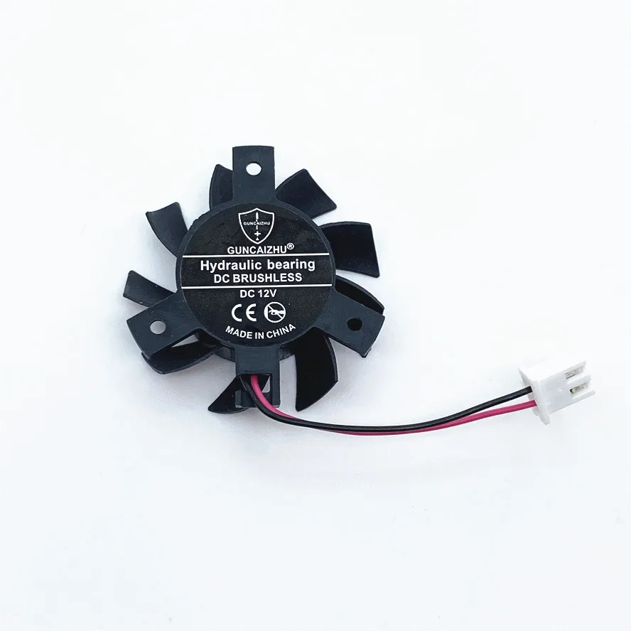 37mm Graphics  Video Card Cooler Fan Replacement Pitch-row 32mm 5V 12V 2Wire 2Pin