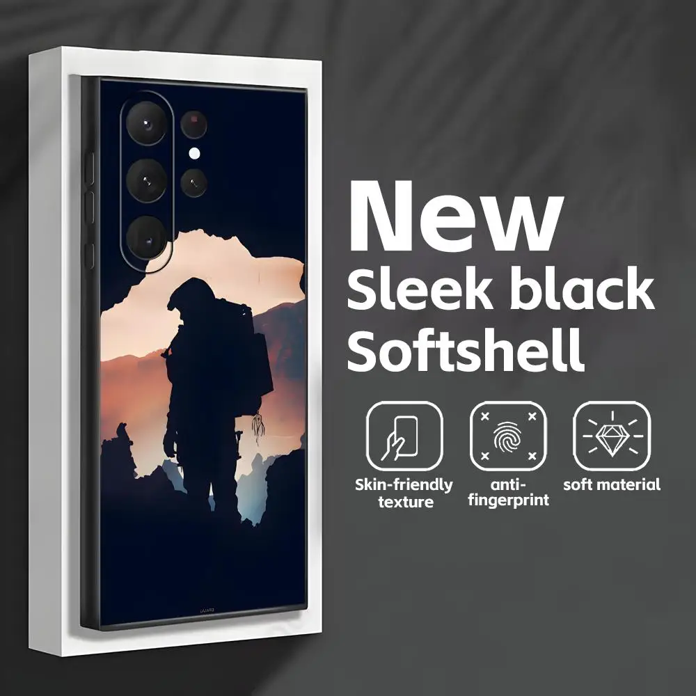 Soft Black Phone Case Inspired by HOT GAME Death Stranding
