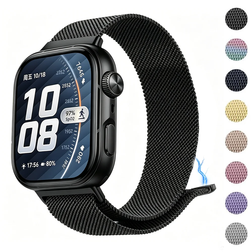 Stainless Steel Milanese Loop Strap – Magnetic Bracelet