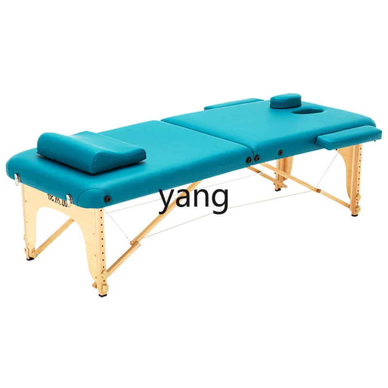 

LMM Household Portable Fire Therapy Needle Moxibustion Facial Bed Physiotherapy Bed Solid Wood