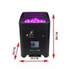 No Tax Flight case 8pcs 6x18W Wireless Battery Powered Par Light RGBWAUV 6IN1 Remote Wifi Portable LED Stage Effect Light bag 5