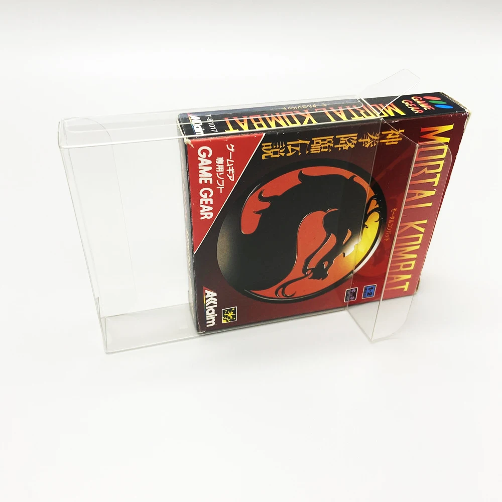 5 Box Protector Per Il Gioco Sega Gear Solo Videogioco Jp Clear Display Case Collect Box