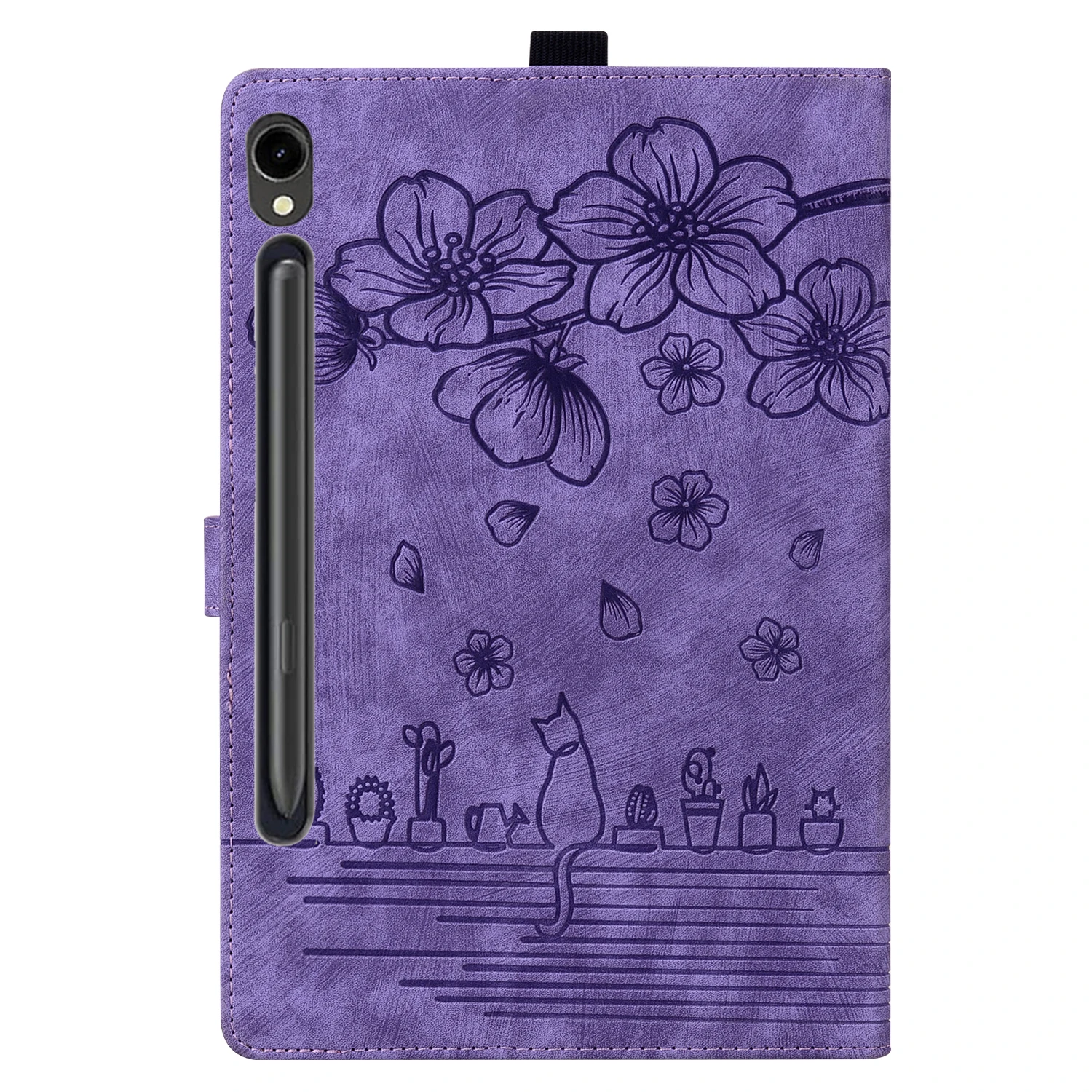 Sakula Cats Leather Case - Elegant Cat Design in Premium Leather