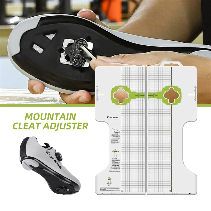 WEST BIKING Bicycle Cleat Adjuster Lightweight Mountain Road Bike Pedal Adjustment Tool For SPD Road Cleat Bike Repair Tool