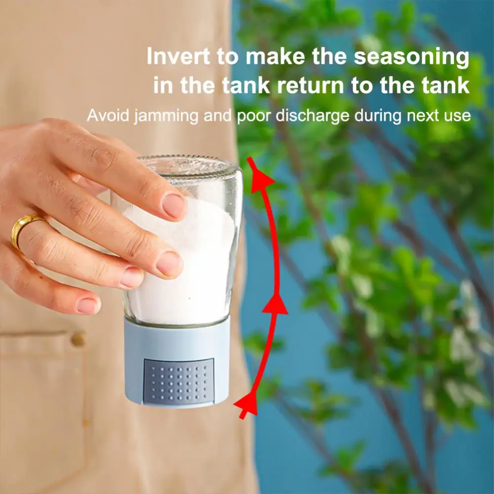 0.5g Metering Salt Shaker Push Type Salt Dispenser Tank Sugar Bottle Spice Pepper Shaker SpiceJar Can Seasoning Bottle
