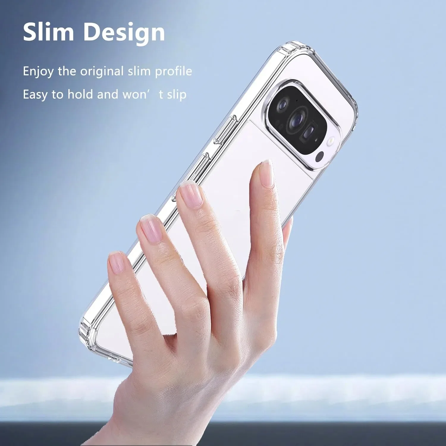 Crystal Clear TPU Shockproof Phone Case - Transparent Protective Cover