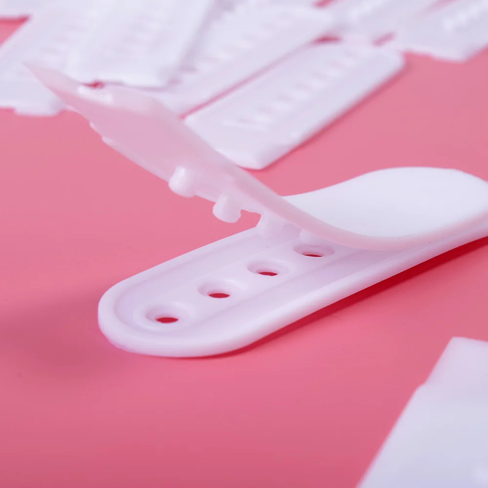 야구 모자 버클 플라스틱 조절식 7 홀 버클, 싱글 더블 브레스티드, 교체 가능한 익스텐더 용품 액세서리, 10 세트