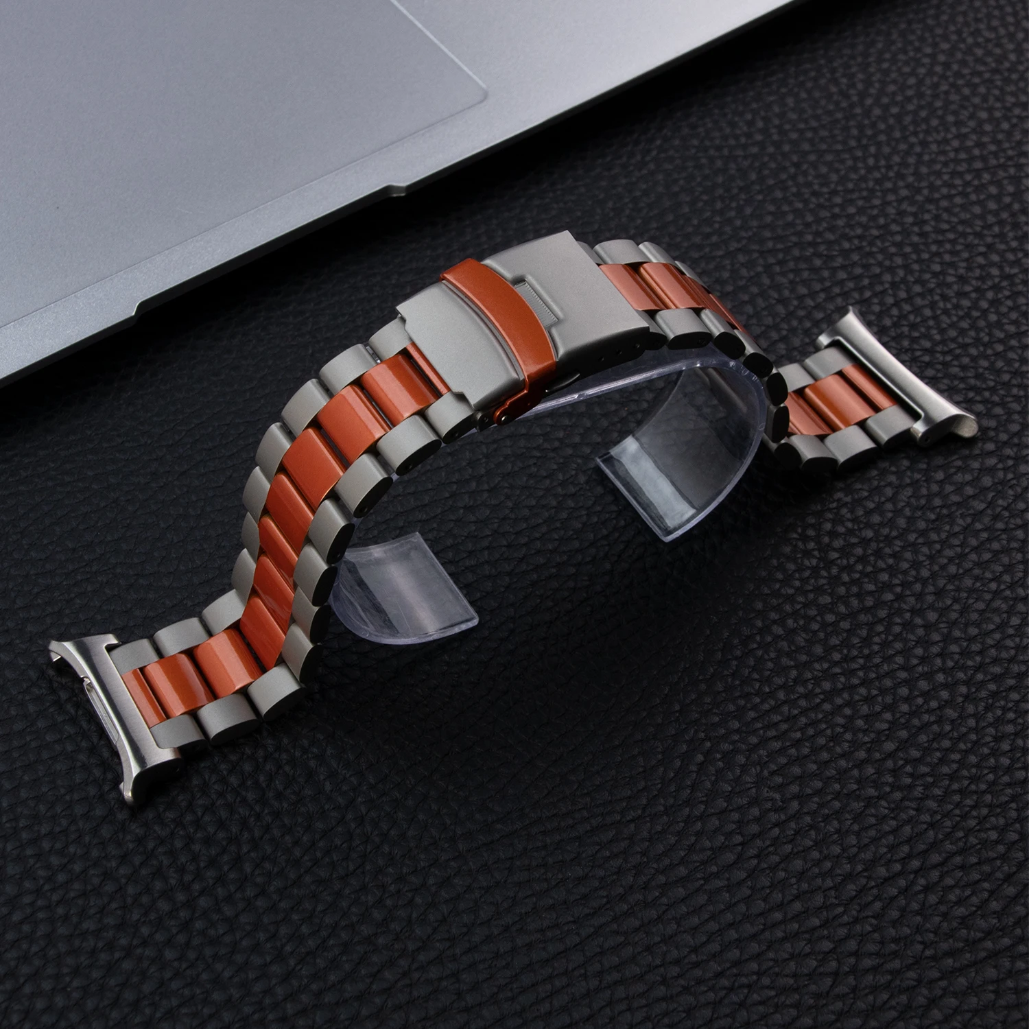 Men's Premium Stainless Steel Business Watch Band - Metal Strap with Elegant Design
