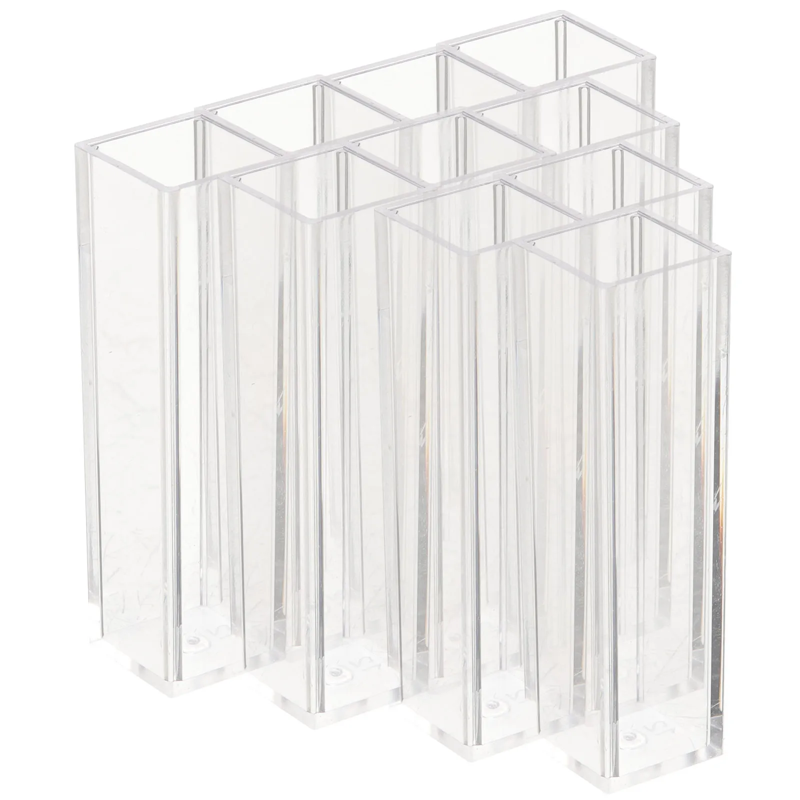 10 PCS Laboratory Cuvette Polystyrene Standard Type Disposable Arrow Mark Spectrophotometer Maximum Volume 4.5ML