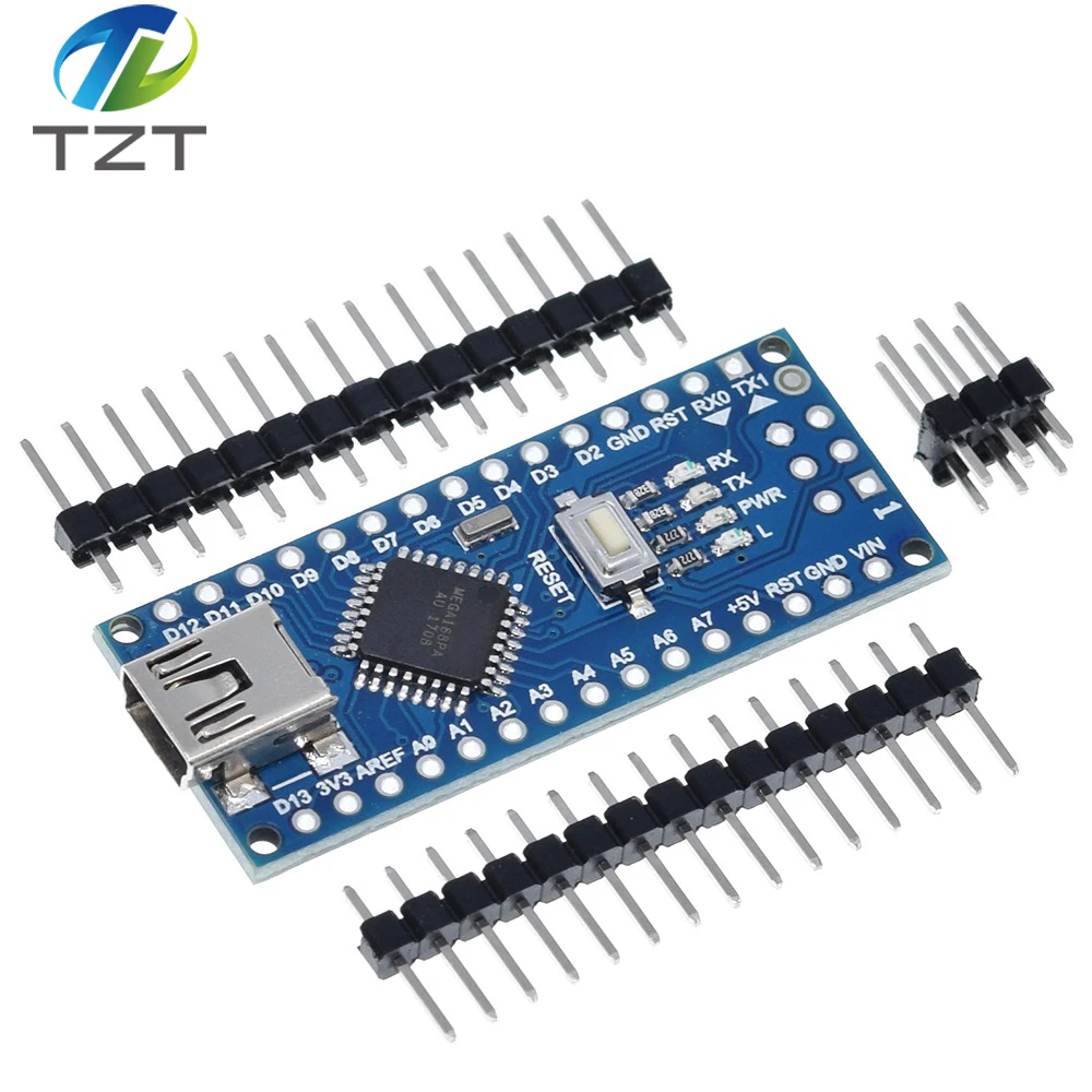 DIYTZT Nano Atmega168 Controller kompatibel für Arduino nano Atmega168PA-AU CH340 CH340C Ersetzen Sie den CH340G USB-Treiber – Detail 3