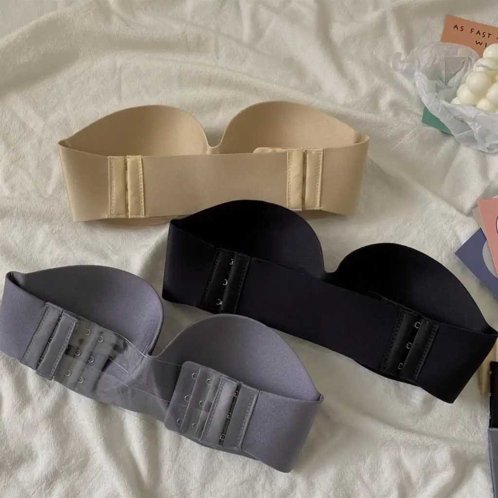 

Women Sexy Strapless Bra Invisible Push Up Bras Underwear Seamless Solid Without Straps Bralette Lingerie bras bra women
