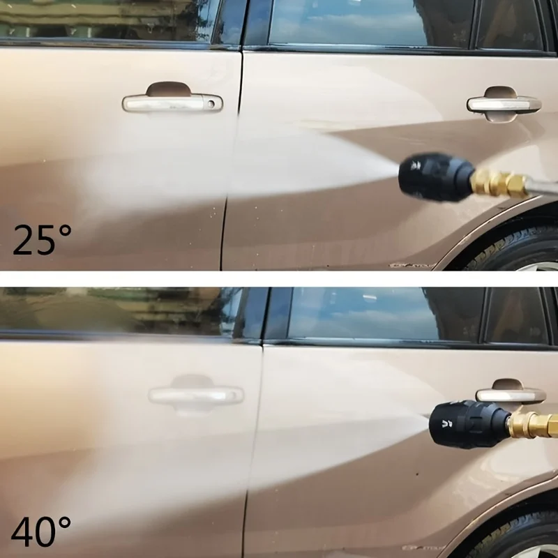 5-in-1 high-pressure car wash machine nozzle with 1/4 inch quick connector for professional cleaning in seconds 6