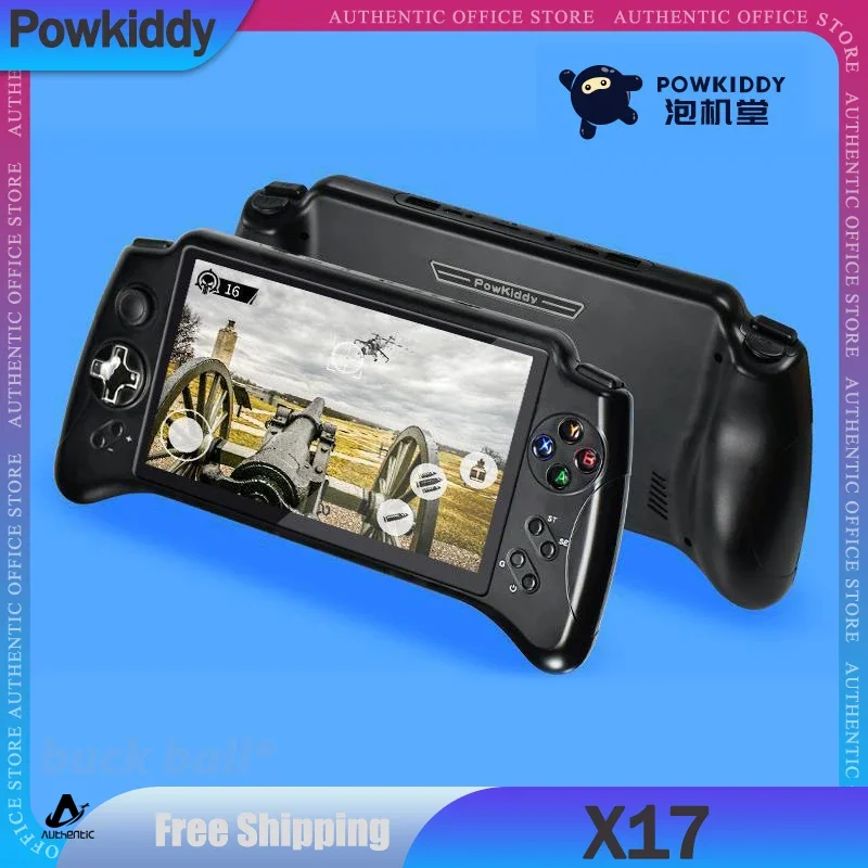 

7 Inch X17 Retro Handheld Video Game Console IPS Touch Screen Android 7.0 5000mAh Wired Wireless Handle Children Gifts